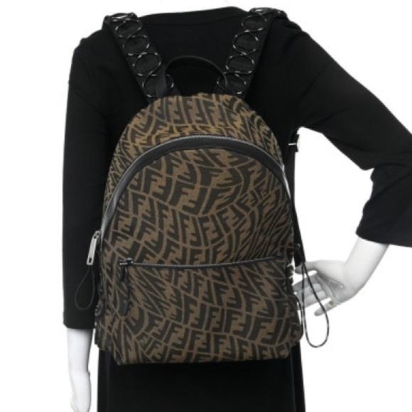 Fendi vertigo FF Zucca logo monogram limited edition Backpack - Picture 2 of 10